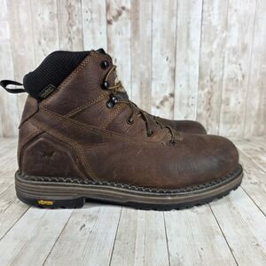 Irish Setter 83608 Work Boots Mens Size 11 D Brown Leather‎ Waterproof Vibram